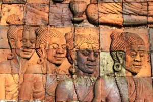 Relief sculpture on the King's Pagoda